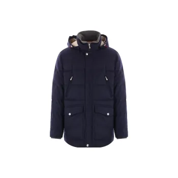 Brunello Cucinelli Long Sleeved Hooded Jacket