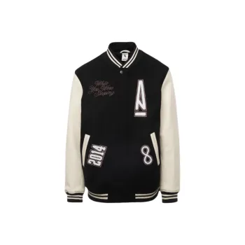 Nike x A Ma Maniére FW24 WYWS Baseball Jacket Unisex Black White
