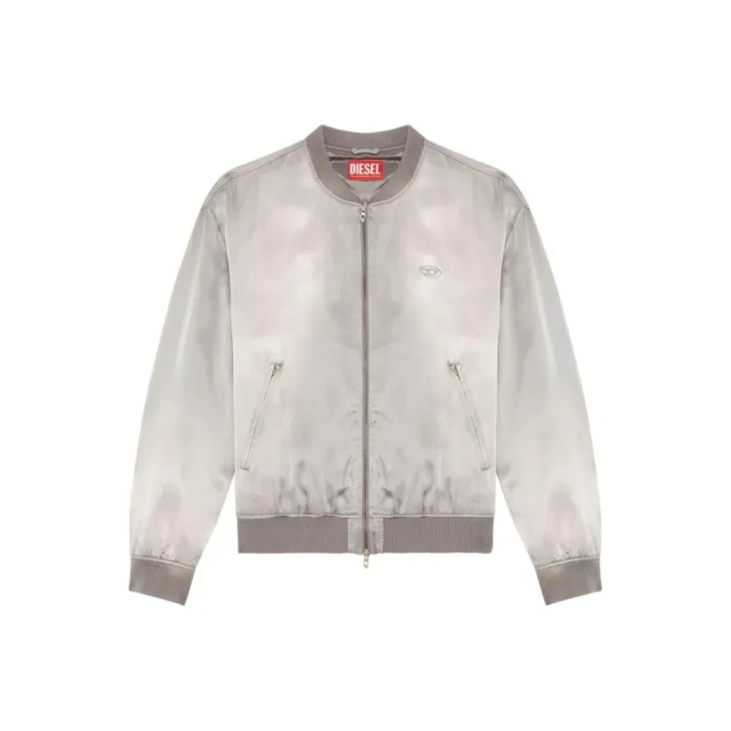DIESEL Jackets Coats Men's Silver Gray-0