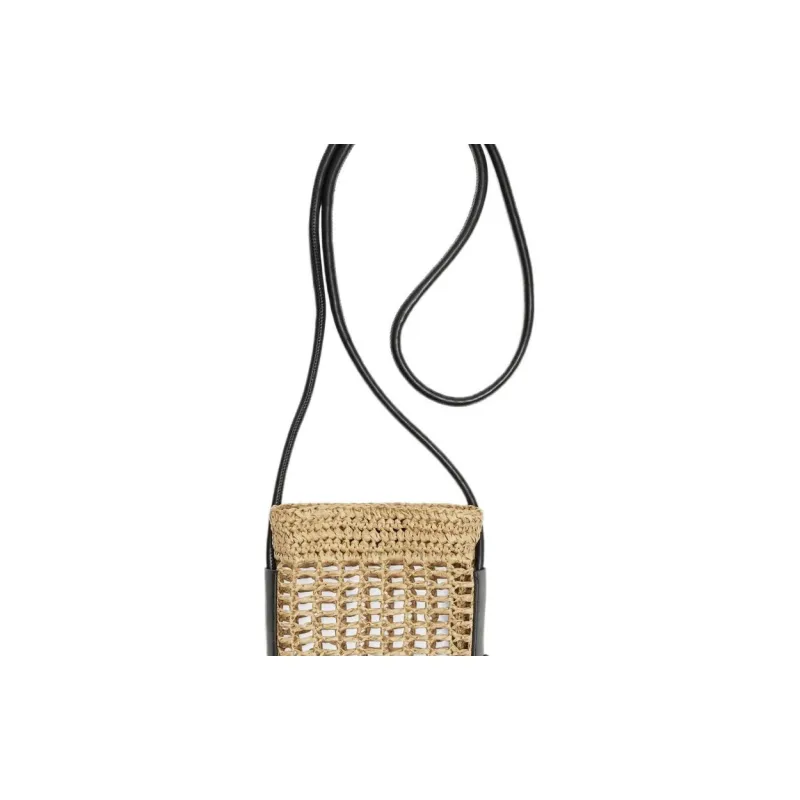 ZARA Polyurethane Shoulder Bag Men's Sandy Brown-3