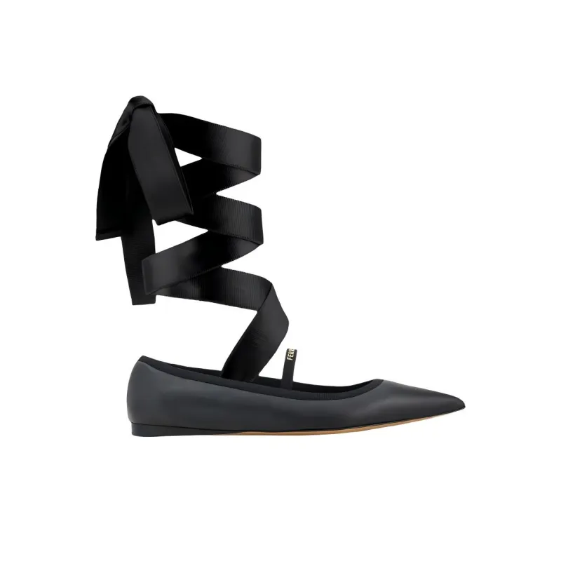 FERRAGAMO Casual Single Shoes Women's Black-1