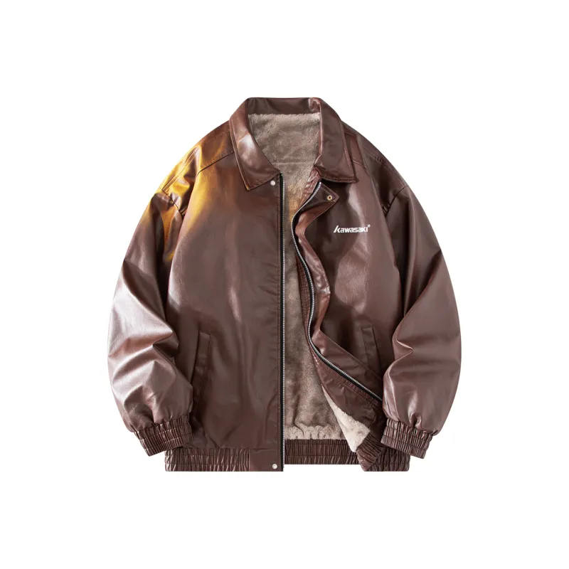 Kawasaki Leather Jackets Unisex-2