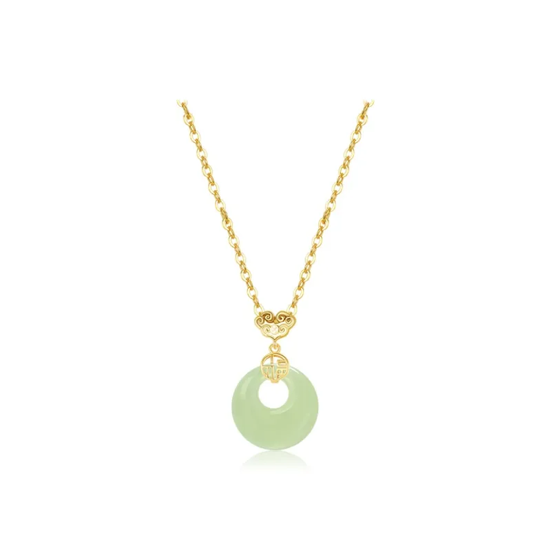 BHI Colored Glaze Jade Necklaces Women's-3