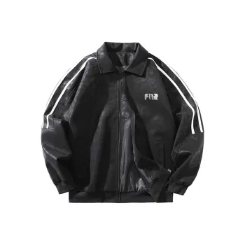 FAX FOR FMACM x For People Leather Jacket Unisex