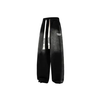 GROGNAK Knitted Sports Pants Unisex Black