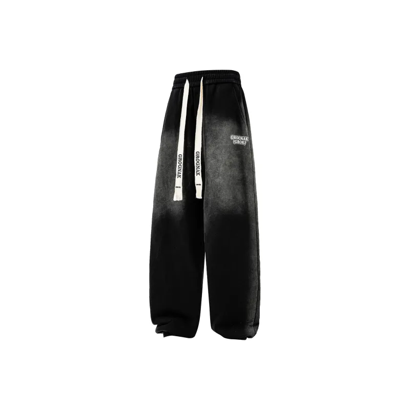 GROGNAK Knitted Sports Pants Unisex Black-0