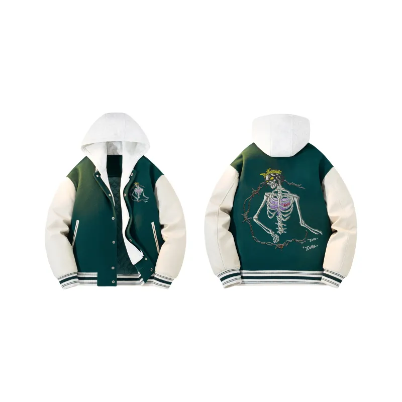 *EVAE+MOB Dreadlocks Series Baseball Jacket Unisex-26