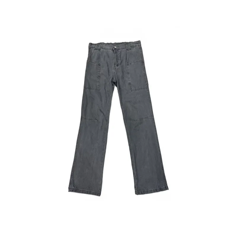 Michael Rock Cargo Pants Unisex Washed Green-5