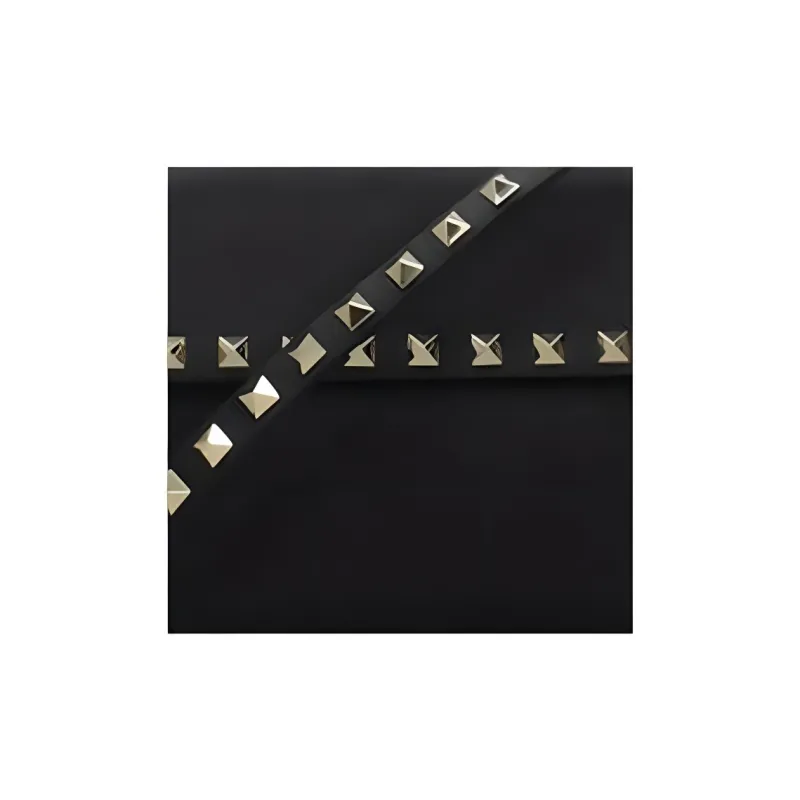 Valentino Rockstud Leather Shoulder Bag Mini Women's Black-3
