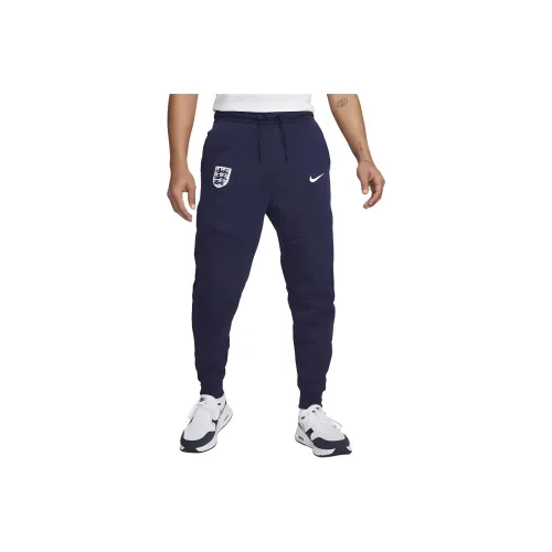 Nike England Tech Fleece Knitted Sports Pants Men's Ink Purple