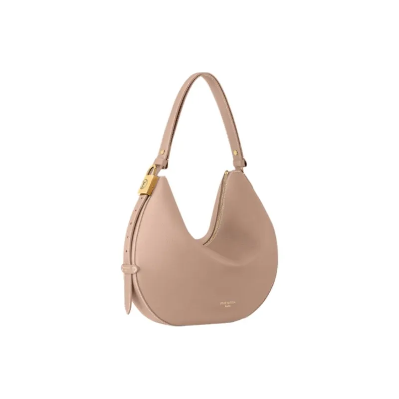 LOUIS VUITTON Low Key Cow Leather Handbag Medium Size Women's Pink-1