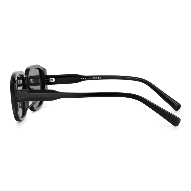 SUYAN Plate Frame Irregular Shape Sunglasses Unisex-3