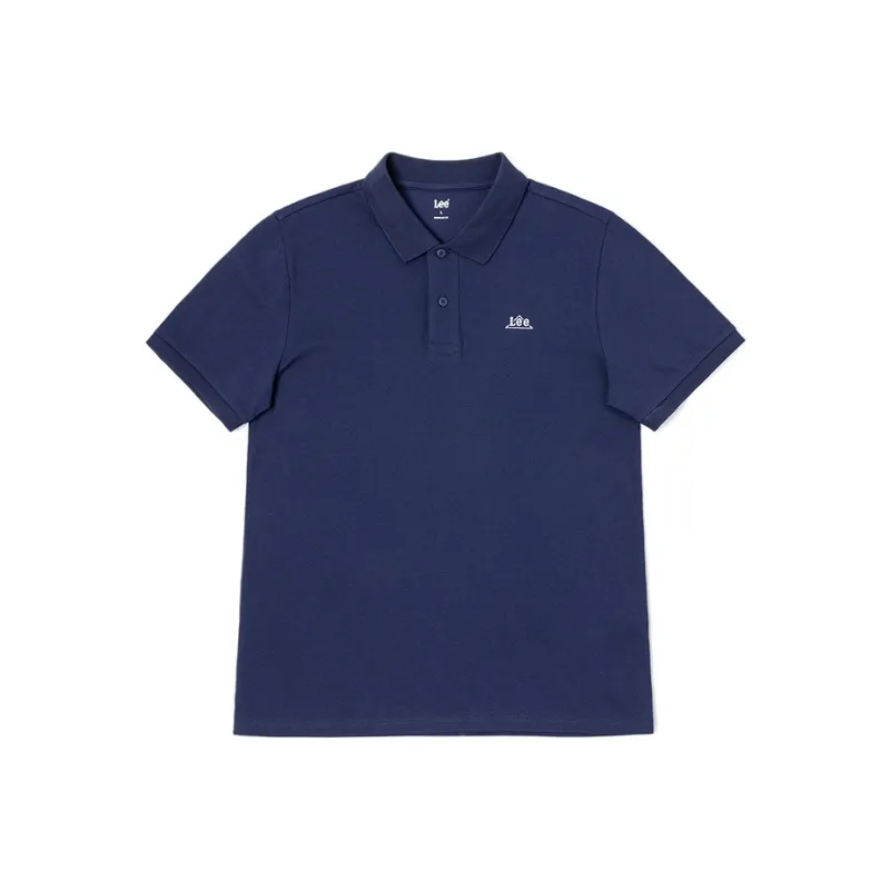 Lee SS25 Polo Shirt Men's Dark Navy Blue-0
