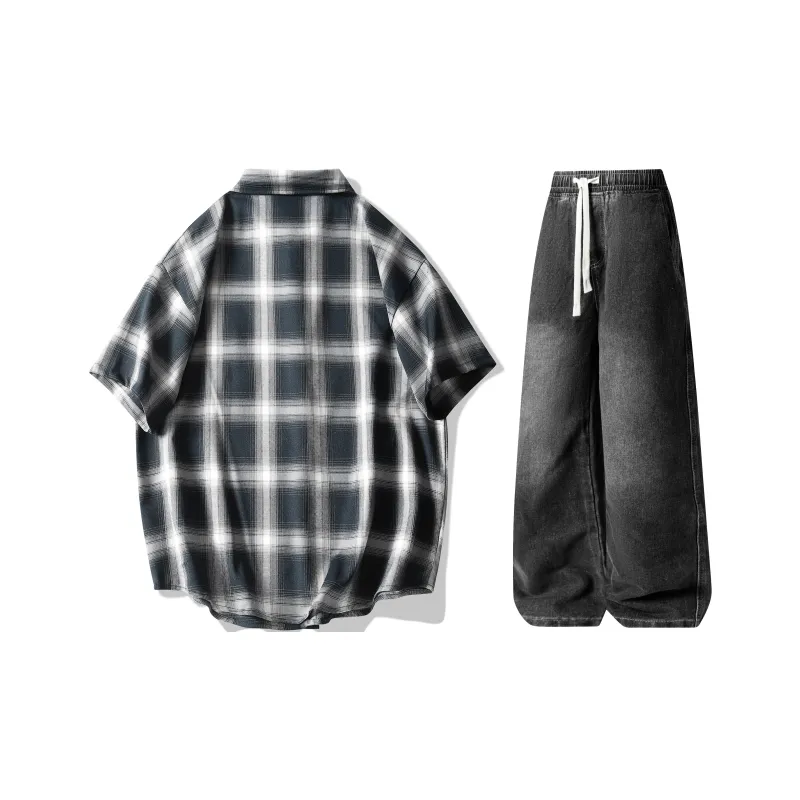 A.X.S.K Shirt Matching Set Unisex-11