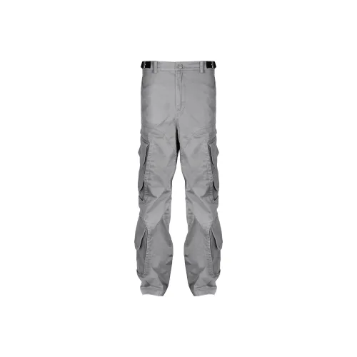 FARFROMWHAT Washed Cargo Pants Gray Casual Pants Men's Gray