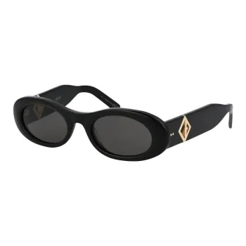 DIOR Acetate Oval Sunglasses Men's Black