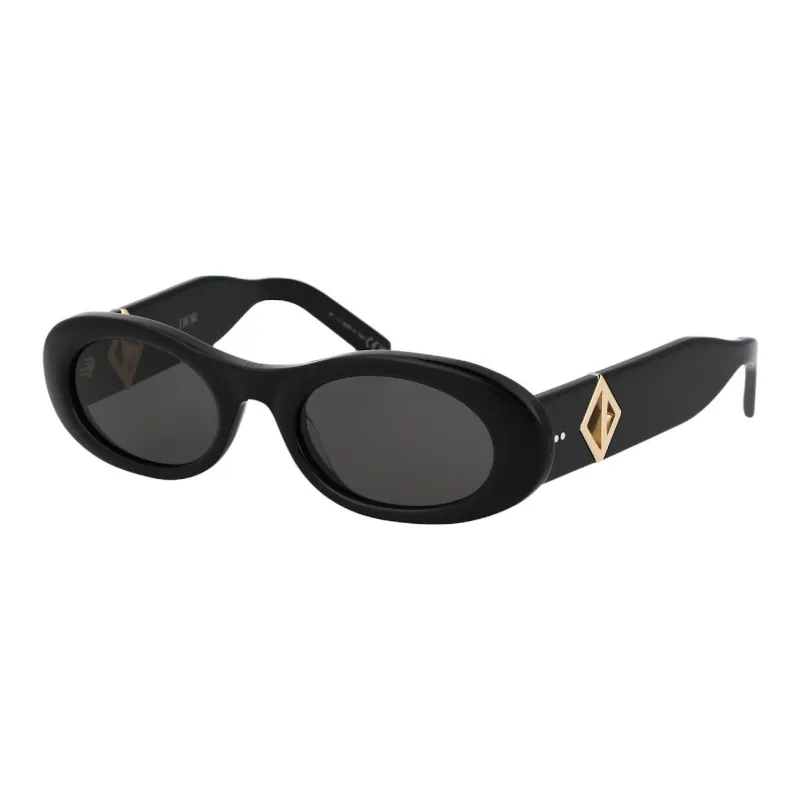 DIOR Acetate Oval Sunglasses Men's Black-0