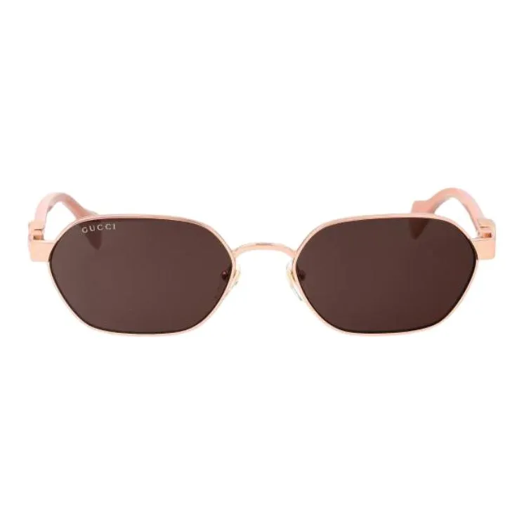 GUCCI Oval frame Sunglasses-1