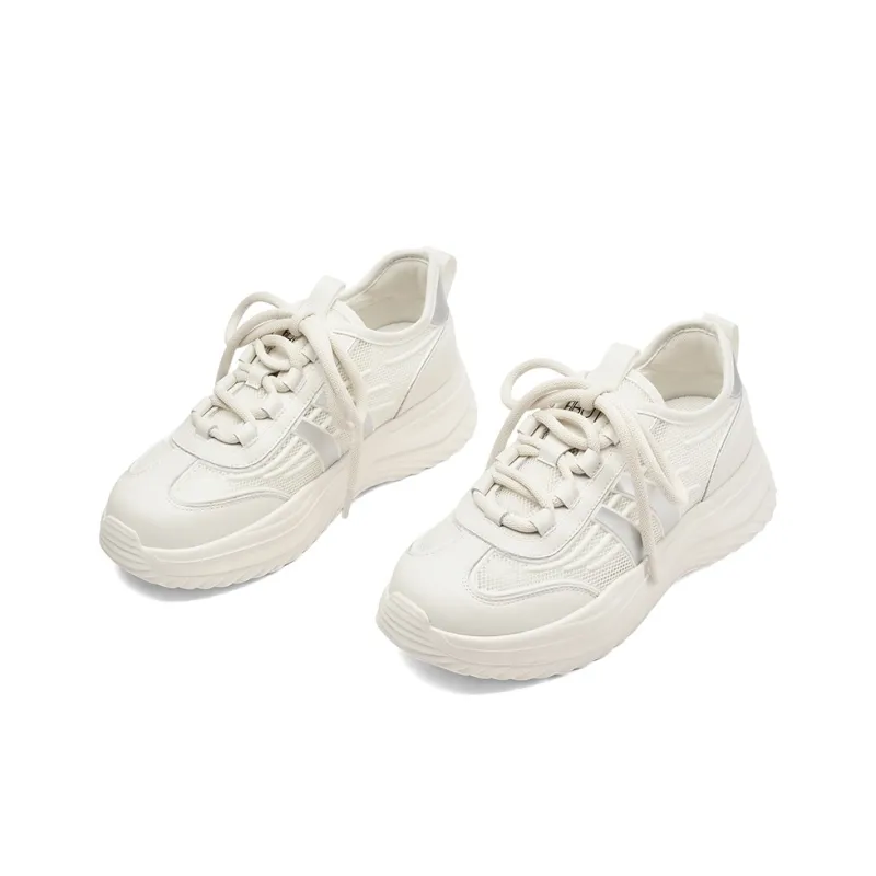 XICUNMINGWU Abrasion Resistant Low Top Casual Shoes Women's Ecru-2