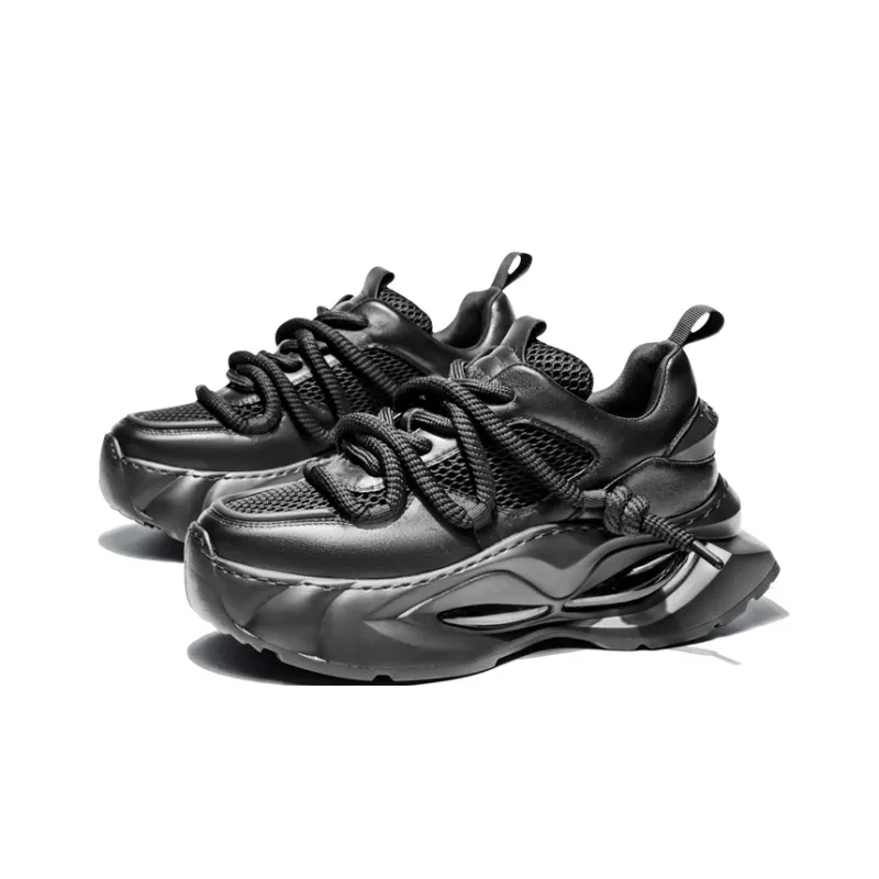 MOERBAI Lava Series Breathable Height Increase Low Top Casual Shoes Men's-8