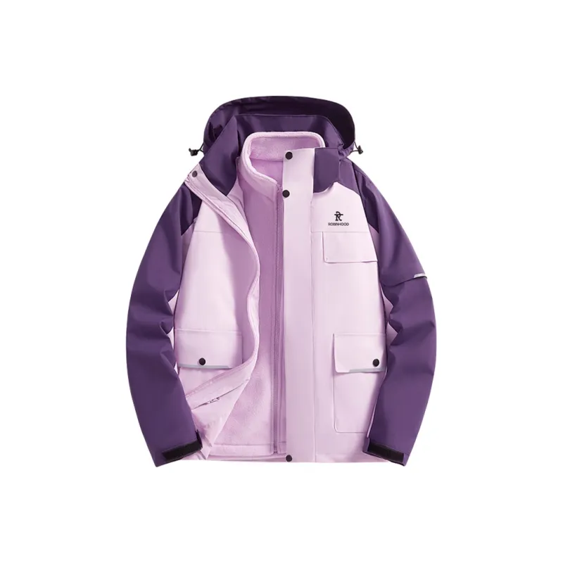 ROBINHOOD Water Resistant Windproof Breathable Warm Water Repellent Cold Resistant Rainproof Windbreaker Jacket Unisex-4
