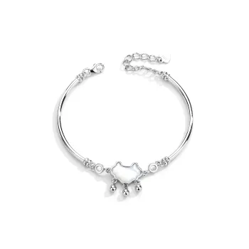 CLARKIA FLOWER 925 Sterling Silver Bracelets Women's