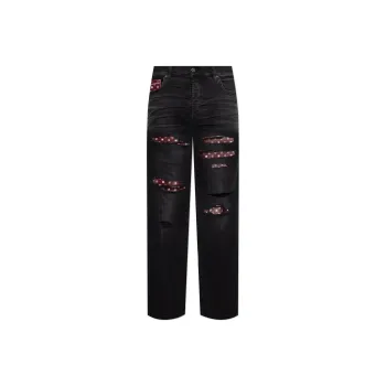 AMIRI Distressed Straight Jeans
