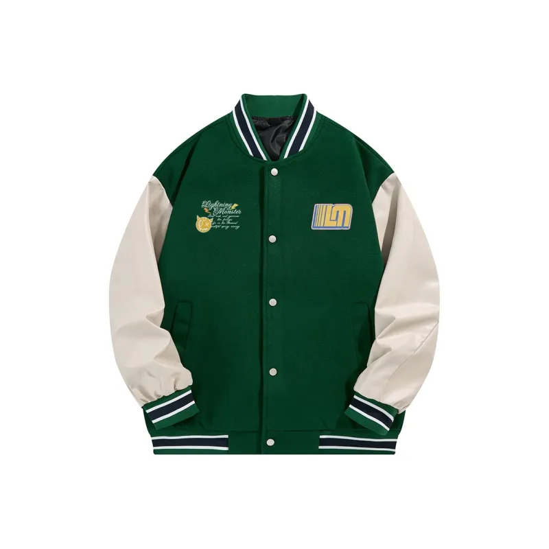LIGHTNING MONSTER Baseball Jacket Unisex-2