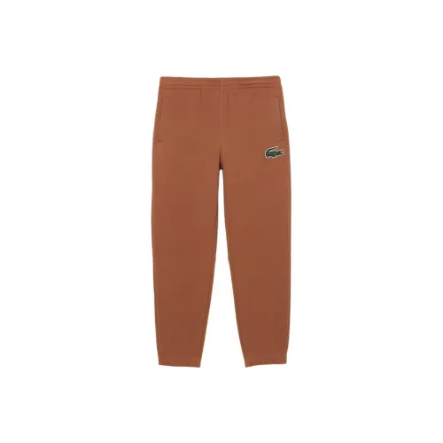LACOSTE Knitted Sports Pants Men's Light Brown