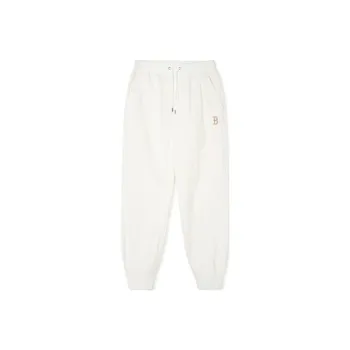 MLB Knitted Sports Pants Unisex Cream