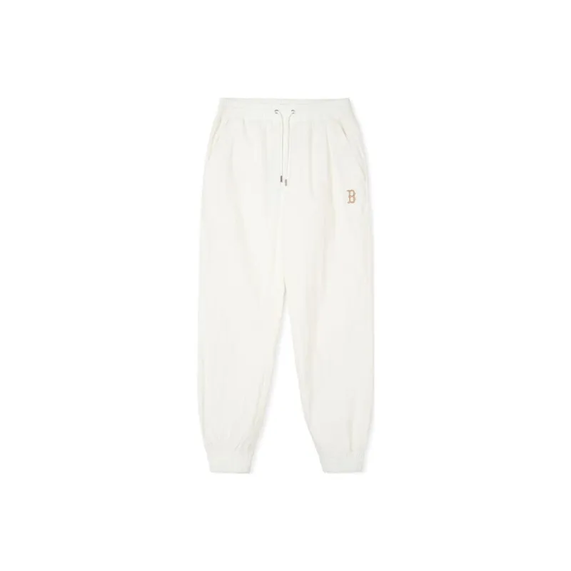 MLB Knitted Sweatpants Unisex Cream-0