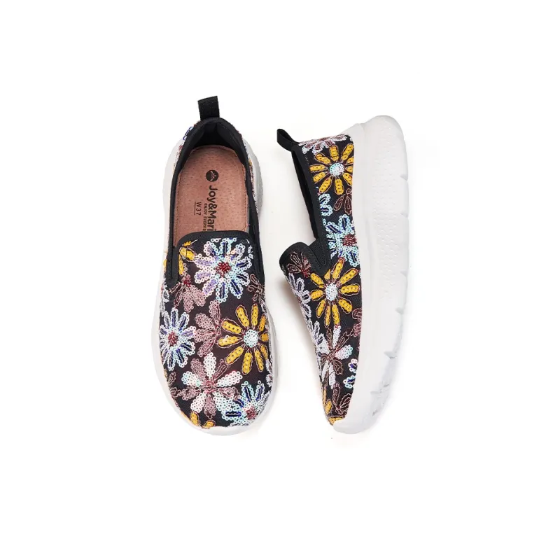 Joy&Mario Breathable And Lightweight Low Top Casual Shoes Women's-5