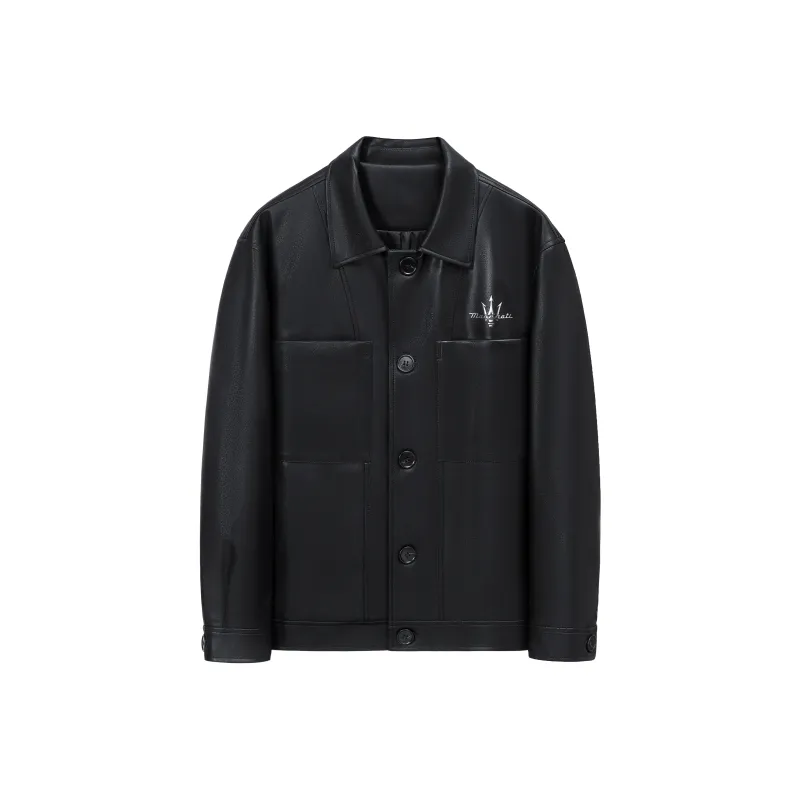 Maserati Leather Jackets Unisex-3