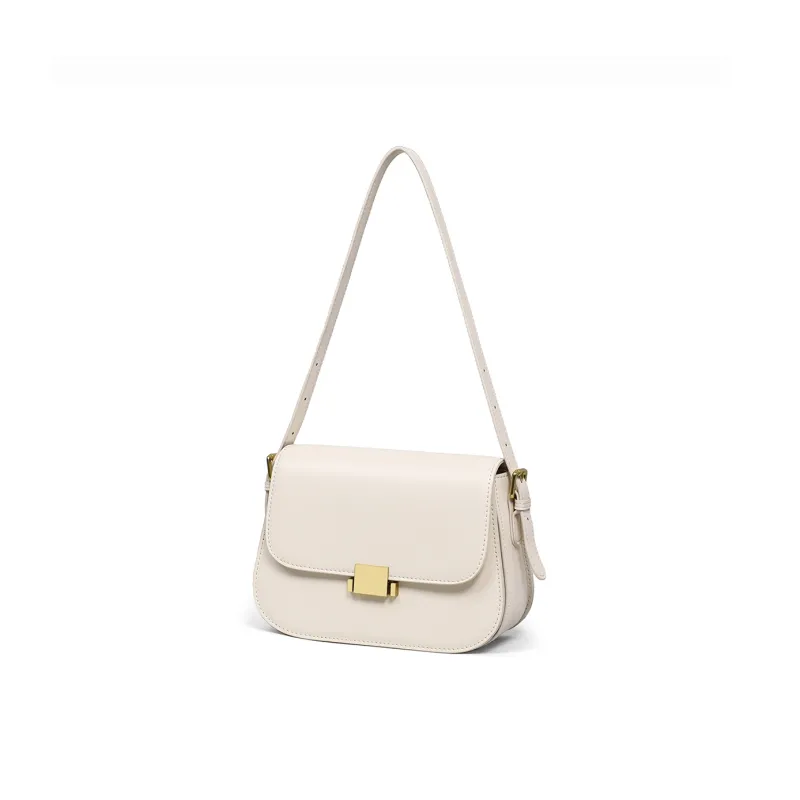 PT'SON Cow Leather Small Square Bag, Underarm Crossbody Bag, Shoulder Bag Regular Women's Multicolor-21