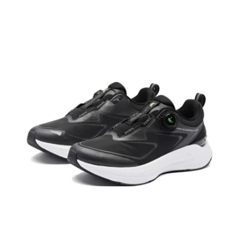 QIAODAN Cushioned Anti-Slip Wear-Resistant Waterproof And Breathable Low-Top Casual Running Shoes Men's Black-2