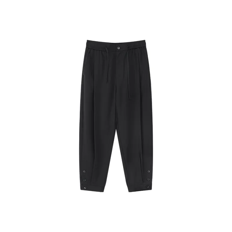 HERBEL Casual Pants Men's Black-0