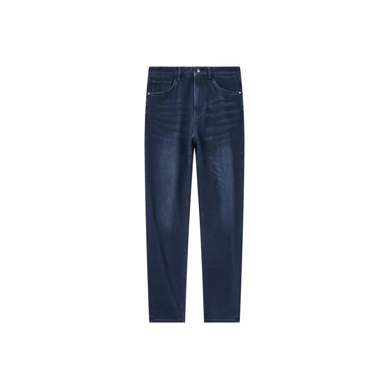 Jiumuwang Men's Pants Expert FW24 Jeans Men's Deep Blue-0