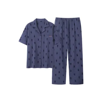 GOSO Pajama Set Men's Royal Blue