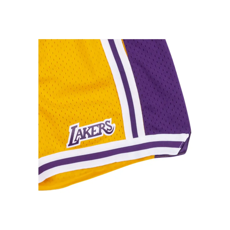 Mitchell & Ness Basketball Shorts Women's Light Yellow-4
