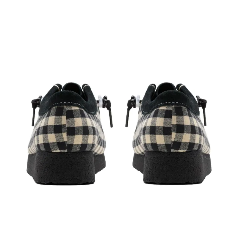 Clarks Originals WALLABEE Casual Single Shoes Women's Beige Black-4