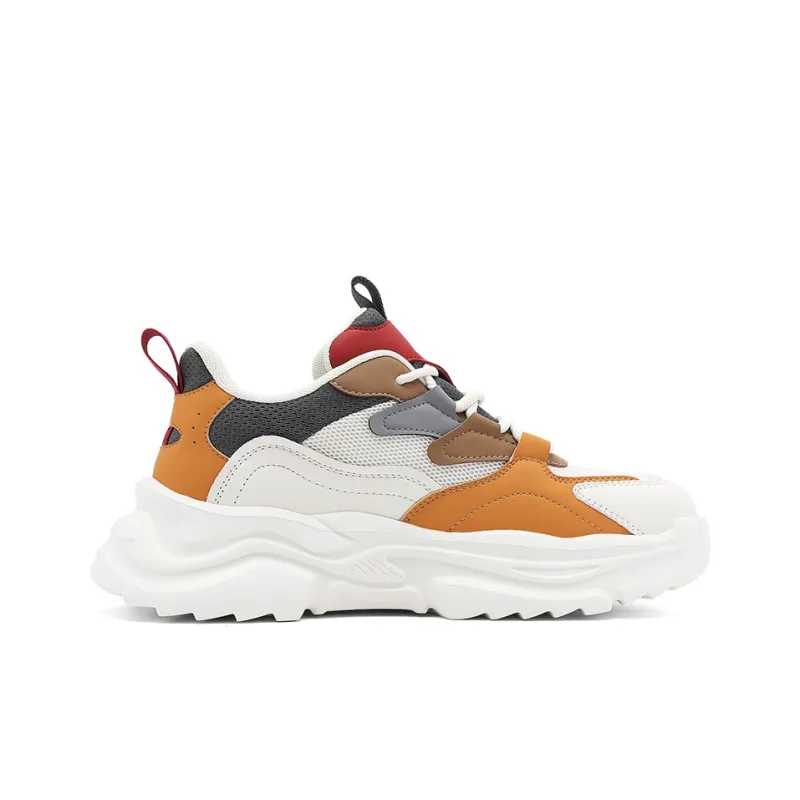 K bird Abrasion Resistant Breathable Height Increasing Low Top Chunky Sneakers Men's-7