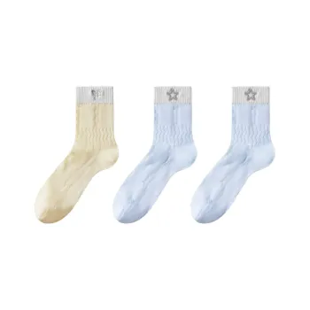 MADALLO Mid Calf Socks Women's Combo Set