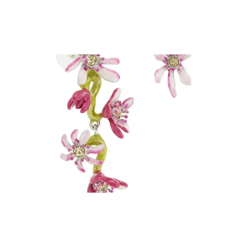 LES NEREIDES Gold Plated Earrings Women's Pink-1
