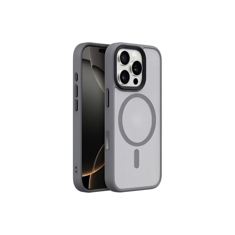 Wei Xin Acrylic Material Skin Touch Matte Magnetic Phone Cases Compatible With IPhone 16/15 Pro Max/Apple 13/14 Pro/Max-0