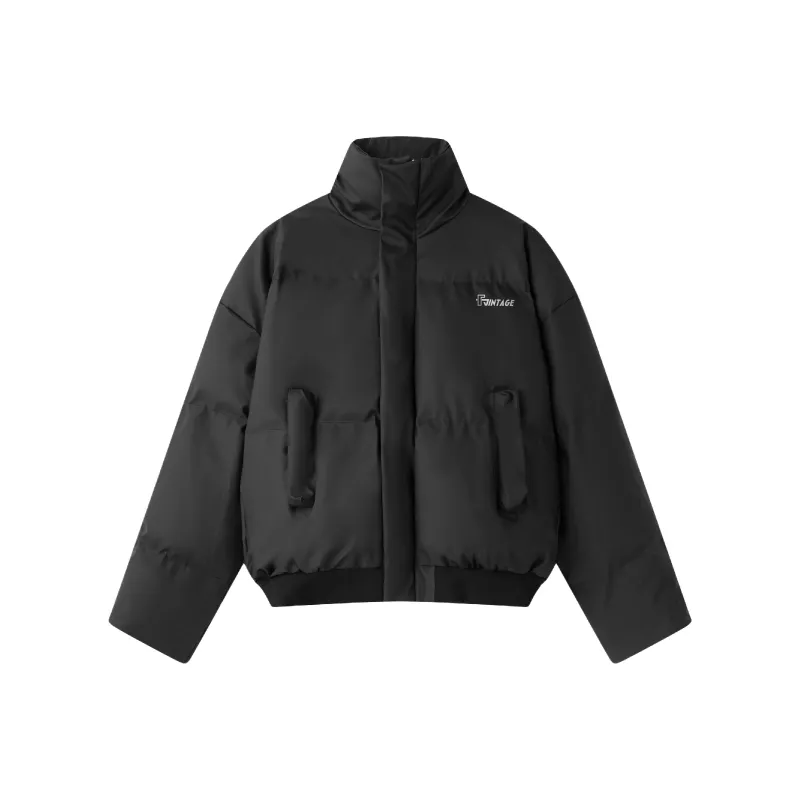 FAKE VINTAGE Puffer Jacket Unisex-0