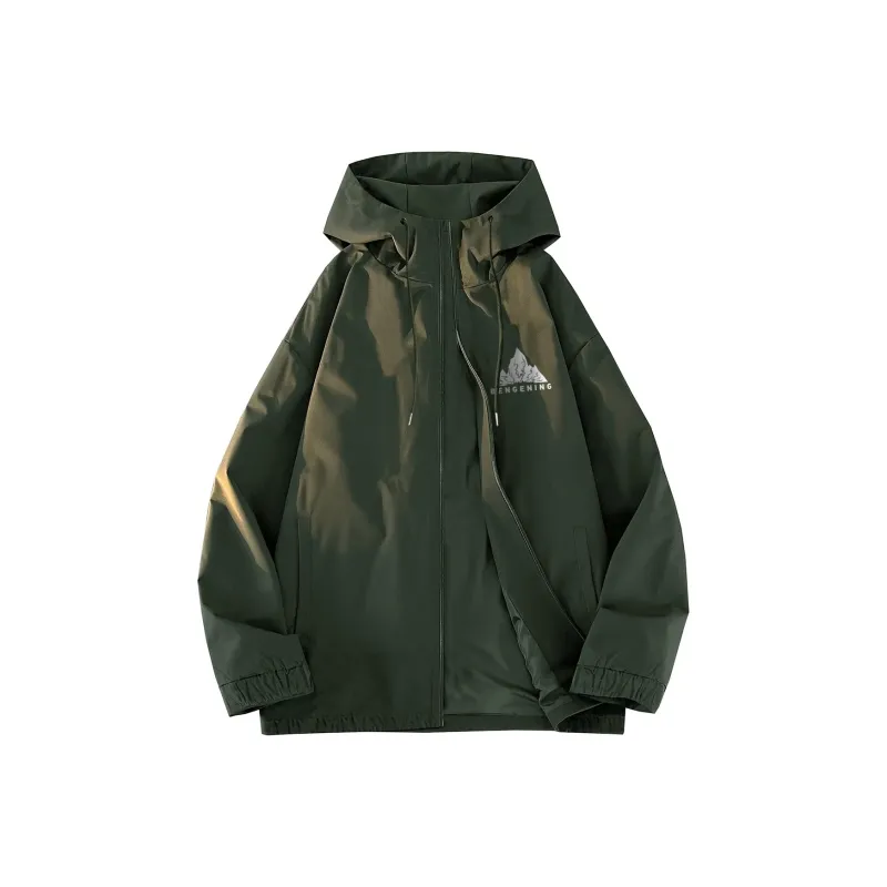 BENGEN Jackets Coats Unisex Black-2