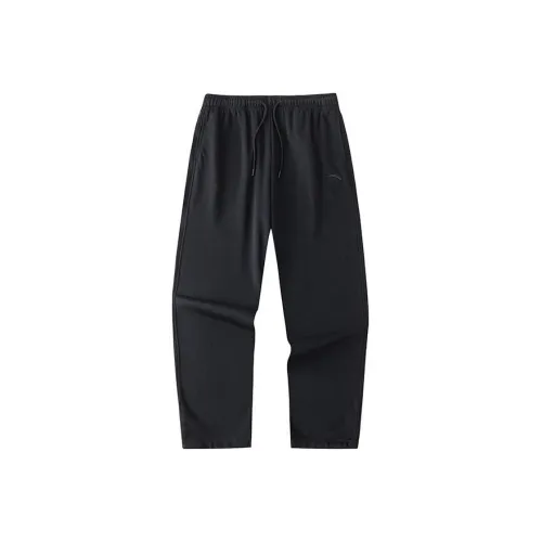 Anta Life Collection Knitted Sports Pants Men's Basic Black