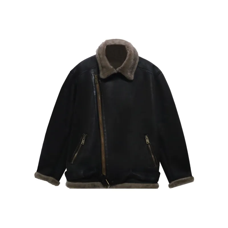 WILD LEADER Leather Jacket Unisex-0