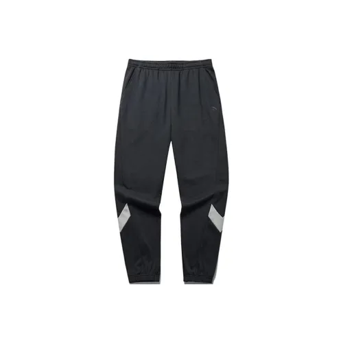 Anta Knitted Sports Pants Men's Light Brown