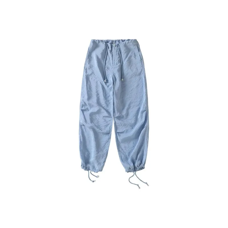 Crying Center Casual Pants Unisex Light Aqua Blue-0